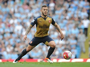 Manchester City V Arsenal 2105-16 Prints: Jack Wilshere in Action: Manchester City vs. Arsenal, Premier League 2015-16