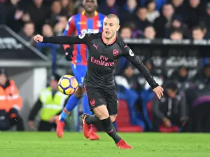 Crystal Palace V Arsenal 2017-18 Prints: Jack Wilshere in Action: Premier League Battle between Crystal Palace and Arsenal (2017-18)