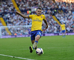 West Bromwich Albion V Arsenal 2013-14 Prints: Jack Wilshere: In Action Against West Bromwich Albion, Premier League 2013-14