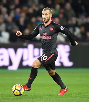 Jack Wilshere in Action: West Ham United vs. Arsenal, Premier League 2017-18