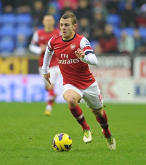 Wigan Athletic V Arsenal 2012-13 Prints: Jack Wilshere in Action: Wigan Athletic vs. Arsenal, Premier League 2012-13