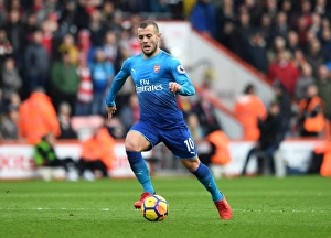 AFC Bournemouth V Arsenal 2017-18 Prints: Jack Wilshere at AFC Bournemouth vs Arsenal, Premier League 2017-18