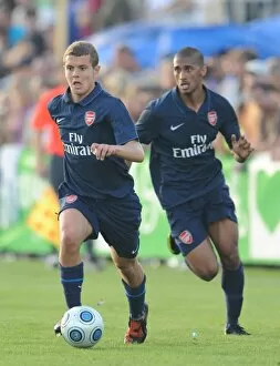 SC Columbia v Arsenal 2009-10 Collection: Jack Wilshere and Armand Traore (Arsenal)