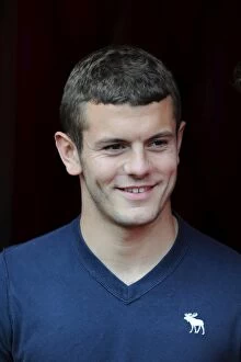 Arsenal v Liverpool 2011-2012 Collection: Jack Wilshere (Arsenal). Arsenal 0: 2 Liverpool. Barclays Premier League