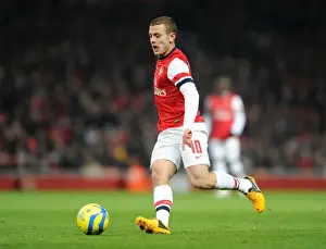 Arsenal V Swansea - FA Cup 3rd Rd Replay 2012-13 Prints: Jack Wilshere (Arsenal). Arsenal 1: 0 Swansea City