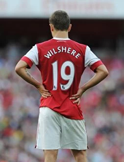 Arsenal v AC Milan 2010-11 Collection: Jack Wilshere (Arsenal). Arsenal 1: 1 AC Milan. Emirates Cup, pre season