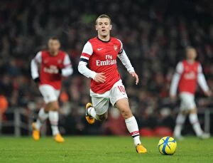 Images Dated 16th January 2013: Jack Wilshere (Arsenal). Arsenal 1: 0 Swansea City. FA Cup 3rd Round replay. Emirates Stadium