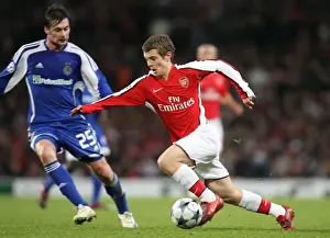 Arsenal V Dynamo Kyiv 2008-9 Prints: Jack Wilshere (Arsenal) Artem Milevskiy (Dynamo Kyiv)