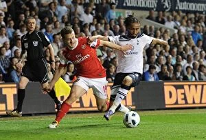 Jack Wilshere (Arsenal) Benoit Assou-Ekotto (Tottenham). Tottenham Hotspur 3: 3 Arsenal