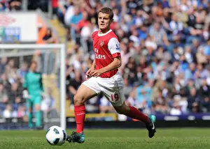 Blackburn Rovers V Arsenal 2010-11 Prints: Jack Wilshere (Arsenal). Blackburn Rovers 1: 2 Arsenal, Barcalys Premier League