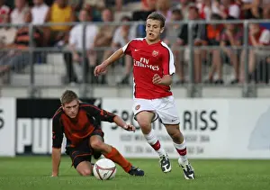 Burgenland XI V Arsenal Prints: Jack Wilshere (Arsenal) Christian Stibi (Burgenland)