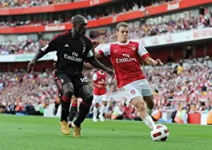 Jack Wilshere (Arsenal) Clarence Seedorf (Milan). Arsenal 1: 1 AC Milan
