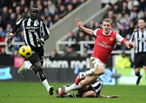 Jack Wilshere (Arsenal) Danny Simpson (Newcastle). Newcastle United 4: 4 Arsenal