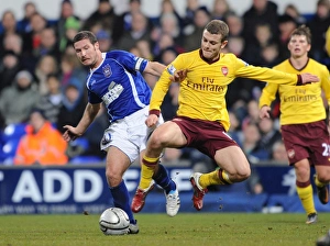 Ipswich Town v Arsenal Carling Cup 2010-11 Collection: Jack Wilshere (Arsenal) David Norris (Ipswich). Ipswich Town 1: 0 Arsenal