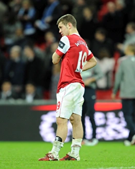 Arsenal v Birmingham City - Carlin Cup Final 2010-11 Collection: Jack Wilshere (Arsenal) is dejected at the final whistle. Arsenal 1: 2 Birmingham City
