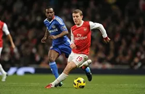 Images Dated 27th December 2010: Jack Wilshere (Arsenal) Gael Kauta (Chelsea). Arsenal 3: 1 Chelsea. Barclays Premier League