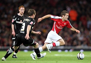 Jack Wilshere (Arsenal) Gary Naysmith (Shef Utd)