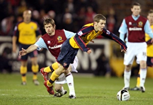 Images Dated 2nd December 2008: Jack Wilshere (Arsenal) Graham Alexander (Burnley)