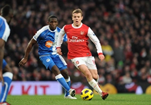 Jack Wilshere (Arsenal) Hendry Thomas (Wigan). Arsenal 3:0 Wigan Athletic Jack Wilshere (Arsenal) Hendry Thomas (Wigan). Arsenal 3:0 Wigan Athletic