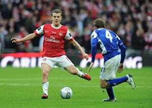Arsenal v Birmingham City - Carlin Cup Final 2010-11 Collection: Jack Wilshere (Arsenal) Lee Bowyer (Birmingham). Arsenal 1: 2 Birmingham City