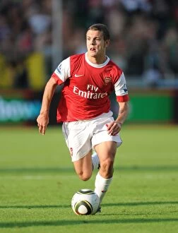 Images Dated 7th August 2010: Jack Wilshere (Arsenal). Legia Warsaw 5: 6 Arsenal, Wojska Polskiego, Warsaw