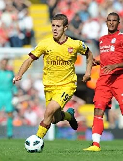 Images Dated 15th August 2010: Jack Wilshere (Arsenal). Liverpool 1: 1 Arsenal, Barclays Premier League
