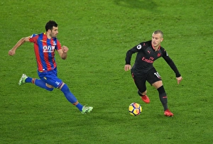 Images Dated 28th December 2017: Jack Wilshere (Arsenal) Luka Milijovic (Palace)