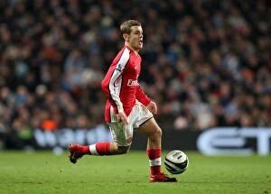 Manchester City v Arsenal - Carling Cup 2009-10 Collection: Jack Wilshere (Arsenal). Manchester City 3: 0 Arsenal. Carlin Cup 5th Round