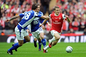 Arsenal V Birmingham City - Carlin Cup Final 2010-11 Prints: Jack Wilshere (Arsenal) Martin Jiranek (Birmingham). Arsenal 1: 2 Birmingham City