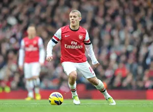 Arsenal V Queens Park Rangers 2012-13 Prints: Jack Wilshere: Arsenal Midfielder in Action Against Queens Park Rangers