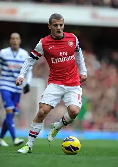 Arsenal V Queens Park Rangers 2012-13 Prints: Jack Wilshere: Arsenal Midfielder in Action Against Queens Park Rangers