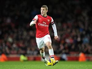Images Dated 8th December 2012: Jack Wilshere: Arsenal Midfielder in Action against West Bromwich Albion, Premier League 2012-13