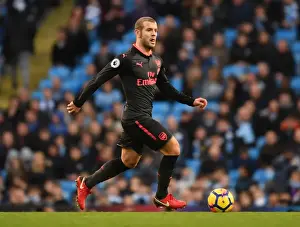 Manchester City V Arsenal 2017-18 Prints: Jack Wilshere: Arsenal Midfielder Faces Manchester City in Premier League Showdown (2017-18)