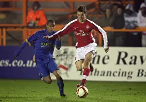 Jack Wilshere (Arsenal) Paris Cowan-Hall (Portsmouth)
