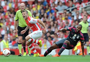 Jack Wilshere (Arsenal) Sidnei (Benfica). Arsenal 5:1 Benfica. The Emirates Cup, Day 1 Jack Wilshere (Arsenal) Sidnei (Benfica). Arsenal 5:1 Benfica. The Emirates Cup, Day 1