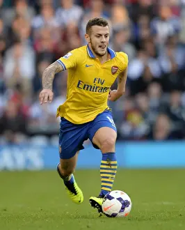 West Bromwich Albion V Arsenal 2013-14 Prints: Jack Wilshere: Arsenal Star Shines at The Hawthorns against West Bromwich Albion (2013-14)