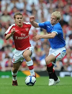 Images Dated 2nd August 2009: Jack Wilshere (Arsenal) Steven Naismith (Rangers)