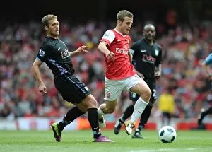 Jack Wilshere (Arsenal) Stiliyan Petrov (Villa). Arsenal 1: 2 Aston Villa
