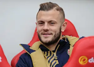 Sunderland V Arsenal 2015-16 Prints: Jack Wilshere: Arsenal Sub Ready for Sunderland Showdown, 2015-16 Premier League