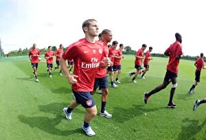 Images Dated 6th July 2010: Jack Wilshere at Arsenal Training Ground, 2010: Pre-Season Preparation