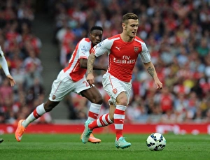 Arsenal V Tottenham Hotspur 2014-15 Prints: Jack Wilshere: Arsenal vs. Tottenham, Premier League Showdown (2014-15)