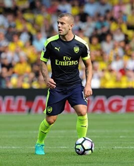 Images Dated 27th August 2016: Jack Wilshere (Arsenal). Watford 1: 3 Arsenal. Premier League. Vicarage Road, Watford