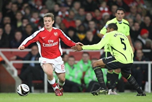 Images Dated 11th November 2008: Jack Wilshere (Arsenal) Wilson Palacios (Wigan)