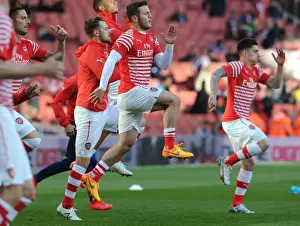 Arsenal V Sunderland 2014-15 Prints: Jack Wilshere: Arsenal's Gear Up Star Ready for Arsenal vs Sunderland (2015)