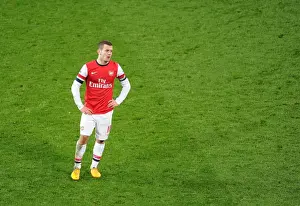 Arsenal V West Ham United 2012-13 Prints: Jack Wilshere: Arsenal's Midfield Maestro Shines Against West Ham United