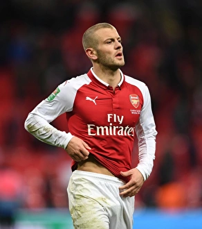 Arsenal V Manchester City - Carabao Cup Final 2018 Prints: Jack Wilshere - Arsenal's Pride in Carabao Cup Final Defeat to Manchester City