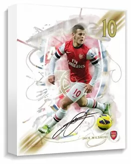 Images Dated 19th November 2013: Jack Wilshere Canvas