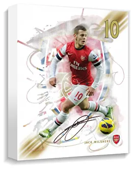 Images Dated 19th November 2013: Jack Wilshere Canvas
