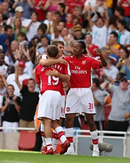 Jack Wilshere celebrates scoring his 2nd and Arsenals 3rd goal