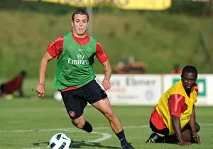 Images Dated 20th July 2010: Jack Wilshere and Emmanuel Frimpong (Arsenal). Arsenal Training Camp, Bad Waltersdorf